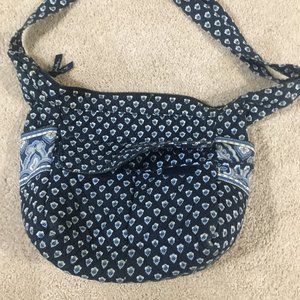 Vera Bradley Navy White Large Purse